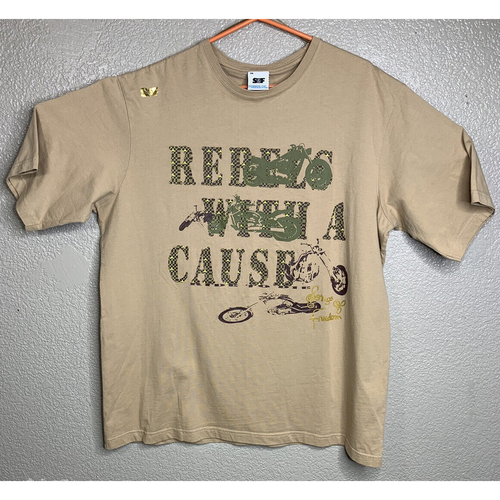Bob Marley - Songs of Freedom ‘Rebels with a Cause’ Mens Tee Shirt Sz 3XL